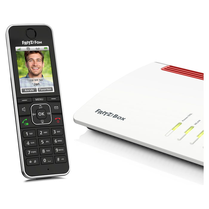 AVM FRITZ! Fon C6 Teléfono DECT Inalámbrico Negro