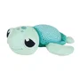 Jemini Peluche Tortuga Luminosa Natural Caparazón +/- 25 cm Recargable con luz, funciona sin pilas.
