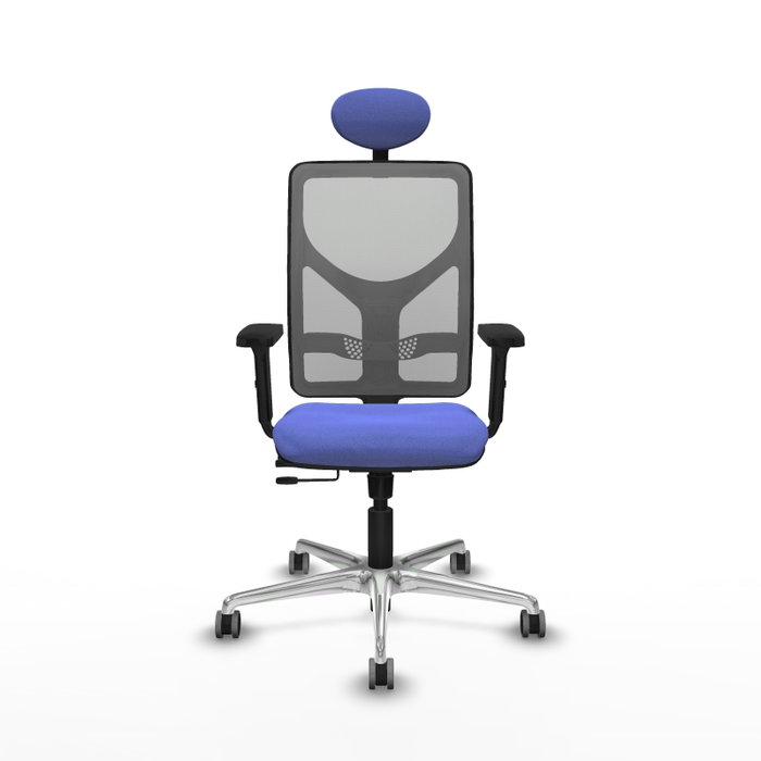 PIQUERAS Y CRESPO Silla de oficina Motilla Azul claro y Gris PIQUERAS Y CRESPO Silla de oficina Motilla Azul claro y Gris