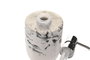 DKD Home Decor Dosificador de Cemento Símil Mármol Mate