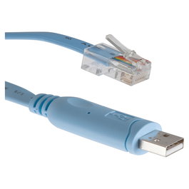 Cisco Adaptador de Consola USB a RJ-45 CAB-CON-USBRJ45= Micro USB, Color Azul