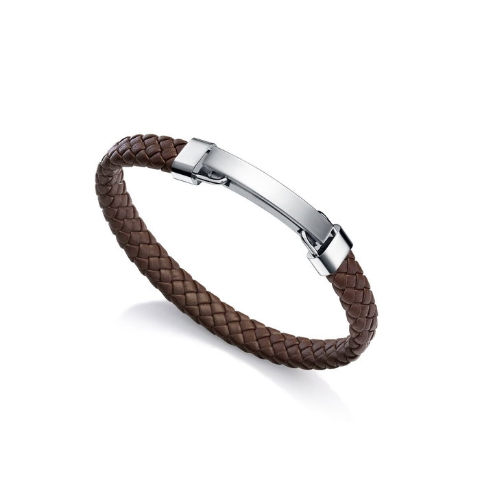 Pulsera Hombre Viceroy 15109P010 Plata de ley 925 Marrón