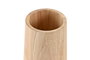 DKD Home Decor Vaso Hevea / Rubberwood Natural 8x8x11