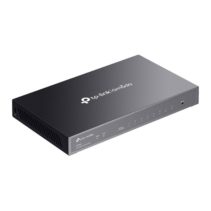 TP-Link Omada SG2008 Switch Gigabit Gestionado 8 Puertos L2/L2+ 16 Gbps Negro