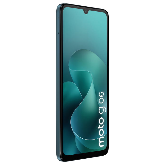 Motorola Moto G06 Smartphone 4 GB RAM 256 GB, Pantalla 6.88'' LCD 120 Hz, Cámara 50 MP, Batería 5200 mAh, Android 15, Azul Tapestry Motorola Moto G06 Smartphone 4 GB RAM 256 GB, Pantalla 6.88'' LCD 120 Hz, Cámara 50 MP, Batería 5200 mAh, Android 15, Azul Tapestry