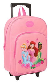 Safta Mochila Grande con Ruedas Princesas 32x42x14cm