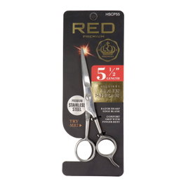 Red Kiss Tijeras Profesionales para Corte de Pelo Rectas 5.5 Pulgadas, Corte Preciso para Estilistas