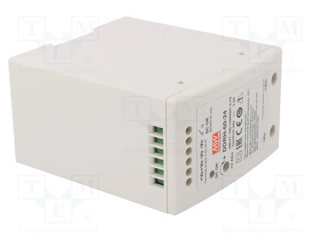 MEAN WELL DDRH-60-24 Convertidor DC/DC 60W 24VDC MEAN WELL DDRH-60-24 Convertidor DC/DC 60W 24VDC
