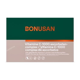 BONUSAN Vitamina C 1000 Complejo De Ascorbatos 30 Comprimidos