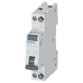 Siemens 5SV1316-7KK16 RCBO Tipo A 16A 30mA C16 1TE