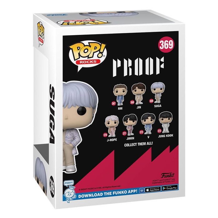 Funko BTS POP! Rocks Suga Figura de Vinilo