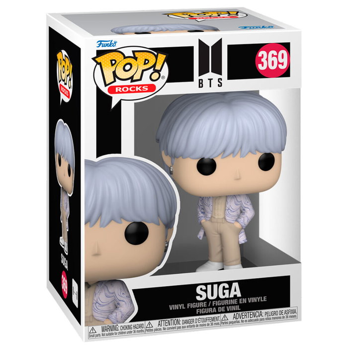 Funko BTS POP! Rocks Suga Figura de Vinilo