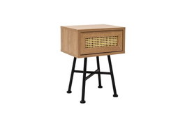 Hanah Home Mesa Auxiliar Nala 54, Natural, 40x30x54 cm