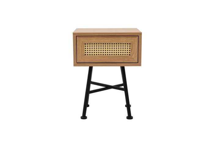 Hanah Home Mesa Auxiliar Nala 54, Natural, 40x30x54 cm