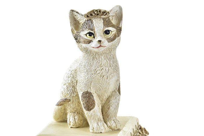 DKD Home Decor Figura de Gato Dorado en Resina DKD Home Decor Figura de Gato Dorado en Resina