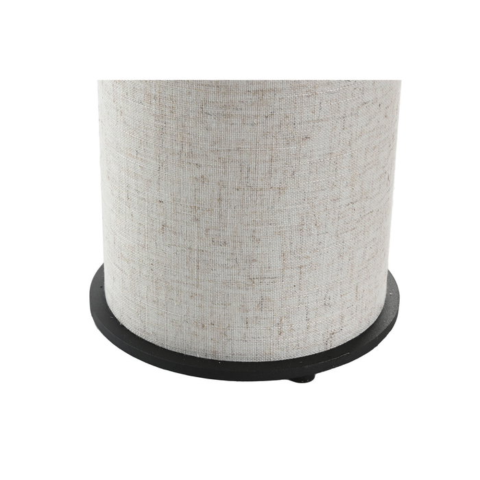 DKD Home Decor Lámpara de Sobremesa de Algodón y Metal en Crudo DKD Home Decor Lámpara de Sobremesa de Algodón y Metal en Crudo