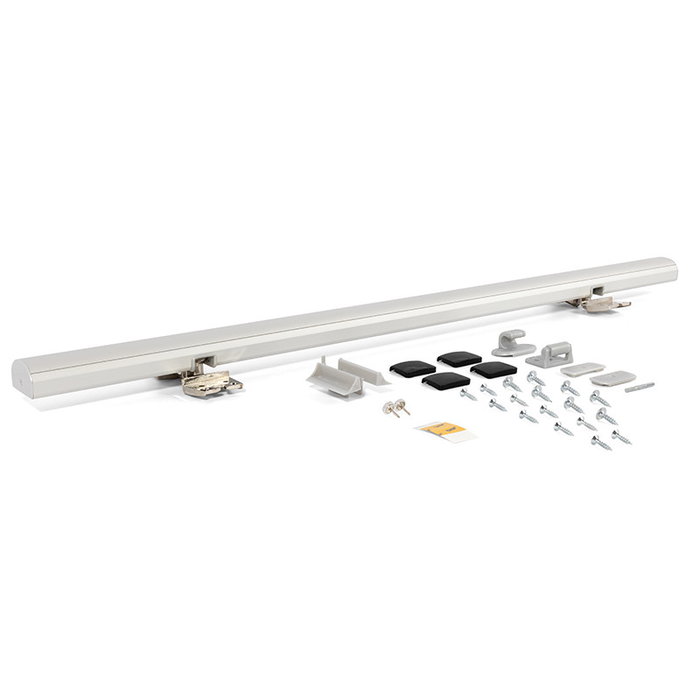 RINCOMATIC Bisagra para muebles de rincón RINCOPLUS40, Plata Mate, 700mm RINCOMATIC Bisagra para muebles de rincón RINCOPLUS40, Plata Mate, 700mm