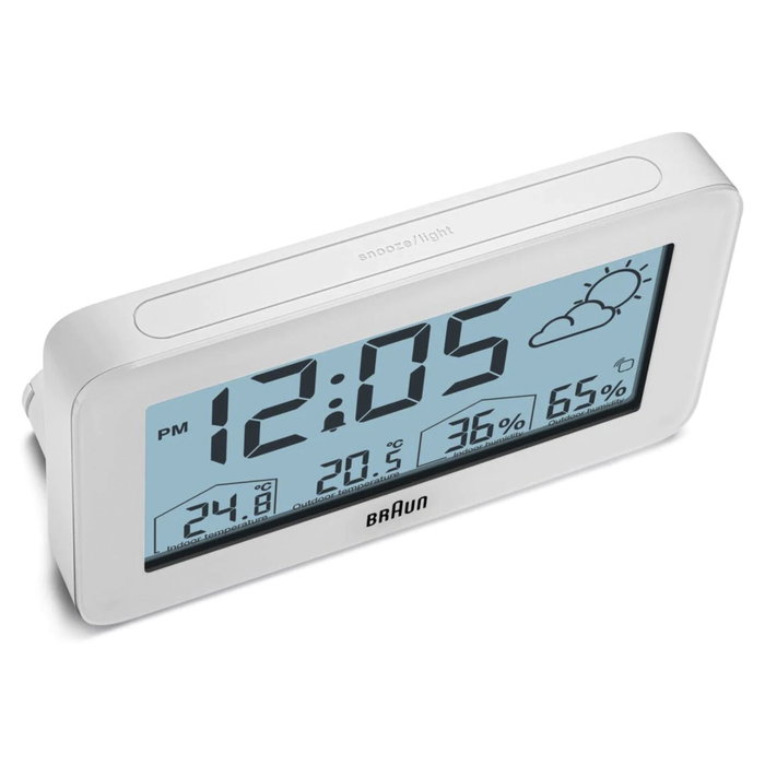 Braun BC 13 W DCF Estación Meteorológica Digital Blanca Braun BC 13 W DCF Estación Meteorológica Digital Blanca