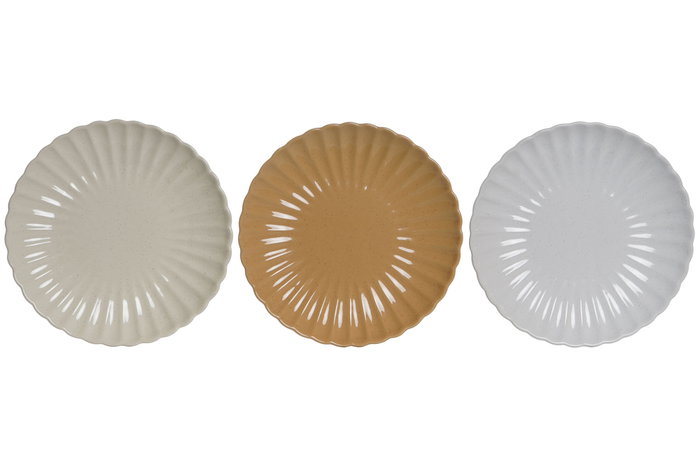 DKD Home Decor Plato de Gres Vintage 24 Jaspeado 20x20x2,5 cm Surtido DKD Home Decor Plato de Gres Vintage 24 Jaspeado 20x20x2,5 cm Surtido