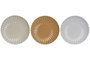 DKD Home Decor Plato de Gres Vintage 24 Jaspeado 20x20x2,5 cm Surtido
