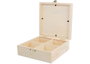 Innspiro Caja de madera para infusiones de pino macizo con vidrio y separadores