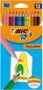 BIC Kids Tropicolors 2 Lápices de Colores Estuche de 12 Unidades