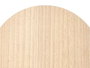 Giftdecor Mesa Auxiliar Acero Tapa Madera Negra 44.5x44.5x53.5 cm (Set de 6)