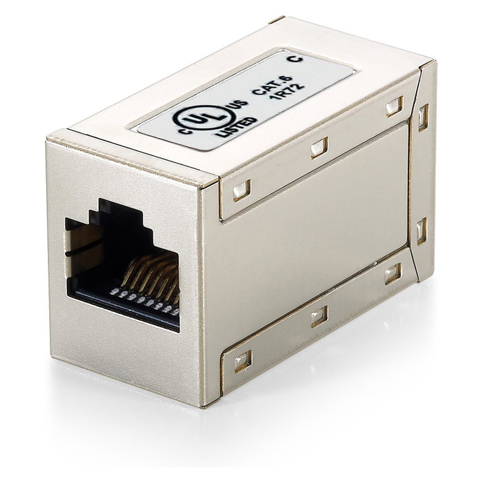 Equip Adaptador RJ45 Cat 6 Apantallado Hembra/Hembra Equip Adaptador RJ45 Cat 6 Apantallado Hembra/Hembra