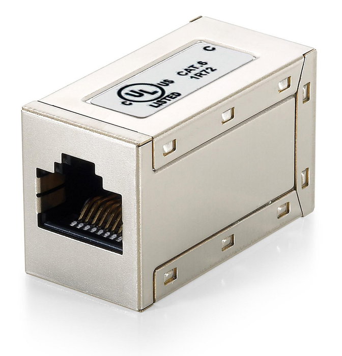Equip Modular coupler RJ45 / RJ45Cat.6 Shielded Modular Inline Equip Modular coupler RJ45 / RJ45Cat.6 Shielded Modular Inline