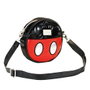 Disney Mickey Mouse Bolso Bandolera Redondo Padding Air Negro 18,5x18,5x5cm Nylon