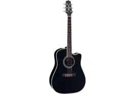 Takamine EF341 E/A Dreadnought Cutway Guitarra Acústico-Eléctrica - Negra