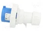 PAWBOL Enchufe Macho 32A 400VAC IP67 3 Pines