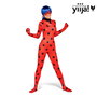 My Other Me Disfraz Ladybug Completo Talla M/L con Mono, Guantes, Cubre Botas, Antifaz, Peluca, Yo-Yo y Pendientes