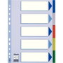 Esselte Separadores PP A4 5 pestañas 11 taladros