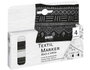 Kreul Set 4 Rotuladores Textile Marker Opacos Black & White