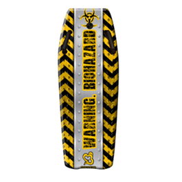 Marbueno Tabla de Surf EPS Con Asas Diseño Biohazard 104 cm Retractil Piscina y Playa MARBUENO SUMMER 10077BIOH