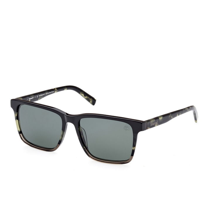 Timberland TB9306 53R Gafas de Sol Hombre Cuadradas Polarizadas Blonde Havana 145 mm