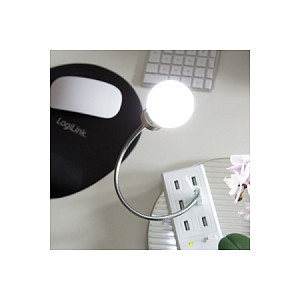 LogiLink Luz USB con LED blanco para escritorio