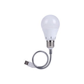 LogiLink Luz USB con LED blanco para escritorio