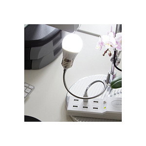 LogiLink Luz USB con LED blanco para escritorio