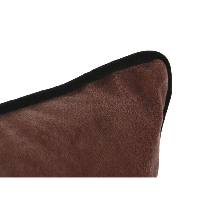 DKD Home Decor Cojín de Terciopelo Rosa Palo 45x15x45 cm