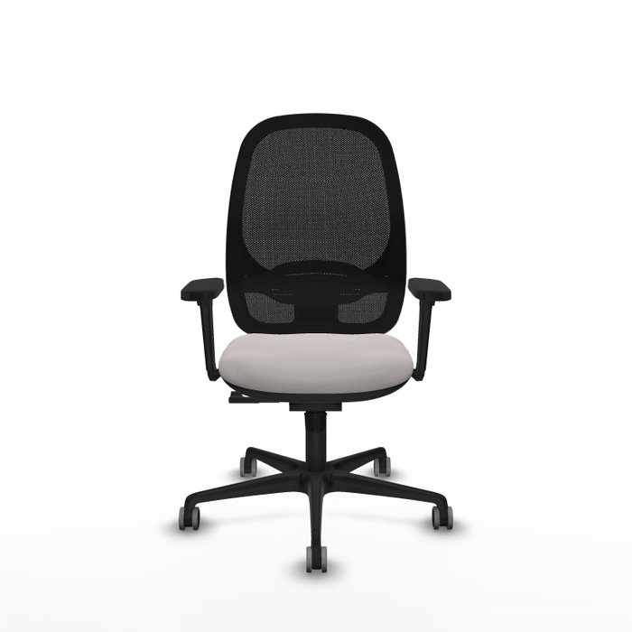 PIQUERAS Y CRESPO Silla de oficina Cilanco con mecanismo Sincro, Blanco y Negro PIQUERAS Y CRESPO Silla de oficina Cilanco con mecanismo Sincro, Blanco y Negro