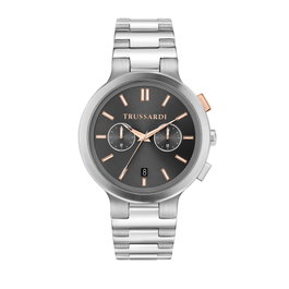 Trussardi R2453164005 Reloj Analógico para Hombre Gris