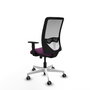 PIQUERAS Y CRESPO Silla de oficina Zulema con mecanismo Sincro/Traslack, Morado y Blanco