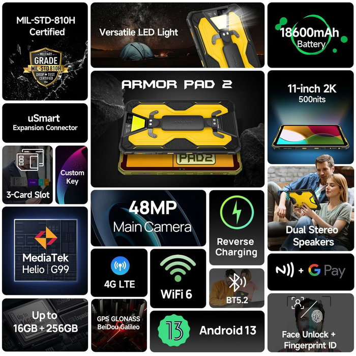 Ulefone Armor X32 6GB RAM 128GB Naranja