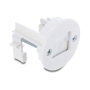 DeLOCK 91382 Pasacables con cepillo blanco