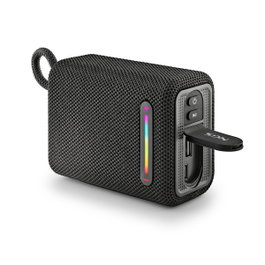 NGS Roller Furia 1 Altavoz Bluetooth con luces RGB, 15W, Negro