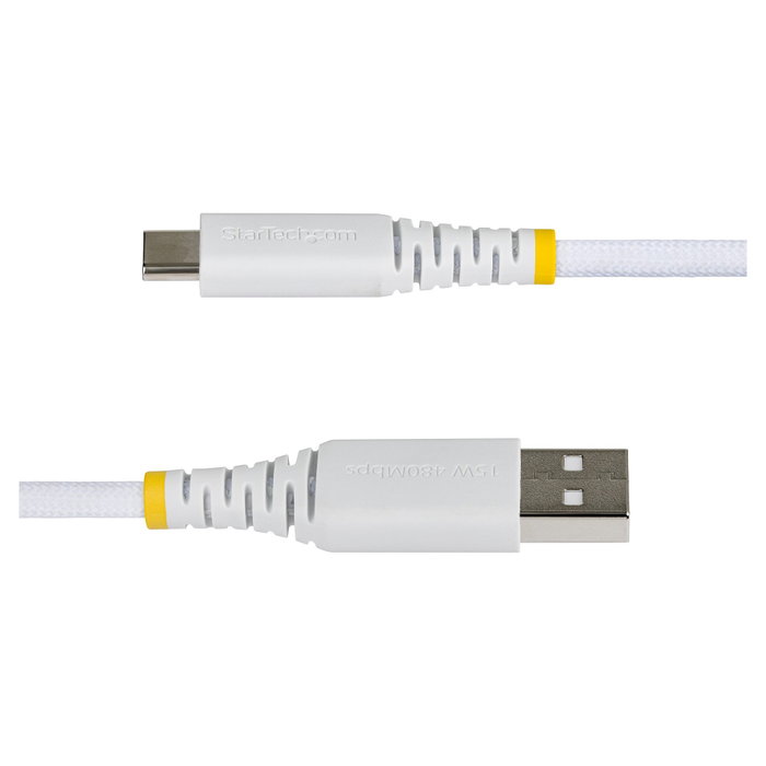 Startech Cable USB-A a USB-C de 1m Blanco Startech Cable USB-A a USB-C de 1m Blanco
