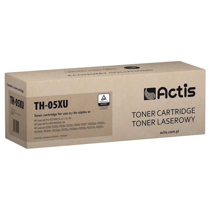 Actis th-05xu tÓner universal para impresoras hp, recambio hp 05x ce505x, cf280x, estÁndar 7200 pÁginas negro Actis th-05xu tÓner universal para impresoras hp, recambio hp 05x ce505x, cf280x, estÁndar 7200 pÁginas negro