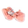 Muñecas Antonio Juan 50413 Muñeca Bebé Recién Nacido Pipo con Toquilla y Ropa: Gorro, Sudadera y Culotte para +3 Años